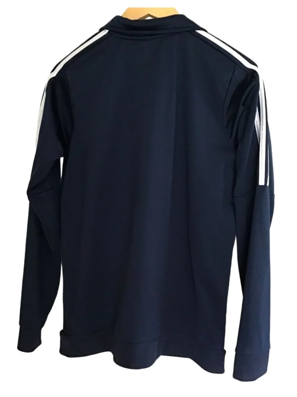 ADIDAS- BOYS BLUE LIGHT WEIGHT TRACK ZIP-UP JACKET SIZE YOUTH X-LARGE (18/20)